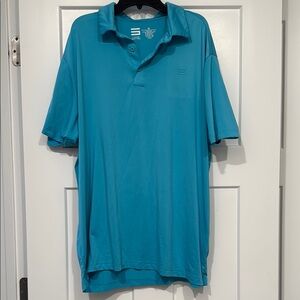 Men's | Teal Blue | Polo Shirt | Size XL
